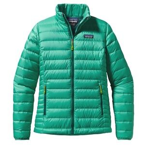 Patagonia Green ish Quilted Jacket Size Large